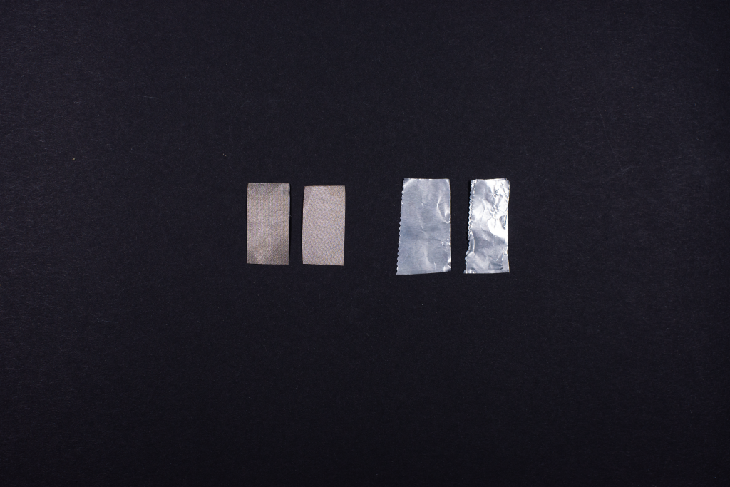 surface electrode (conductive cloth and foil)